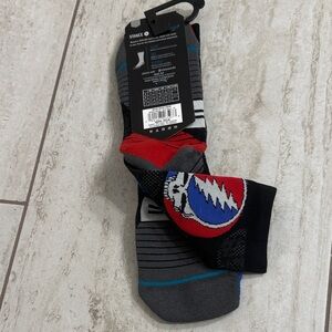Stance Men's Athletic Crew Socks in Black, Gray, Red & Blue..unisex